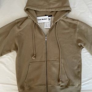 Brandy Melville Christy Hoodie Small/Medium in brown